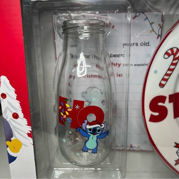 Disney Stitch Milk and Cookie Set - Red and White - Picture 5 of 5